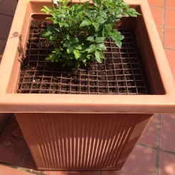 RETE DI PLASTICA PROTETTIVA 1X5 MT MARRONE PER CANCELLI RECINZIONI BALCONI 206612