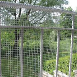 RETE DI PLASTICA PROTETTIVA 1 X 5 MT GRIGIO PER CANCELLI RECINZIONI BALCONI 206614