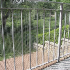 RETE DI PLASTICA PROTETTIVA 1 X 5 MT GRIGIO PER CANCELLI RECINZIONI BALCONI 206614