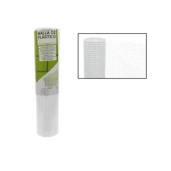 RETE DI PLASTICA PROTETTIVA 1 X 5 MT BIANCO PER CANCELLI RECINZIONI BALCONI 206616