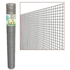 RETE IN FILO DI FERRO ELETTROSALDATO 1X10 MT MAGLIA 19X19 MM GRN60 RECINZIONE 51514