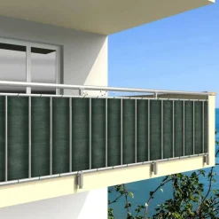 RETE OMBREGGIANTE VERDE SCURO TELO OSCURANTE 85% FRANGIVISTA GIARDINO 1,5X10 MT 6627006