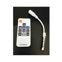 RGB LED CONTROLLER RF WIRELESS CENTRALINA TELECOMANDO COLORI 5-24V 3x4A 12A