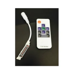 RGB LED CONTROLLER RF WIRELESS CENTRALINA TELECOMANDO COLORI 5-24V 3x4A 12A