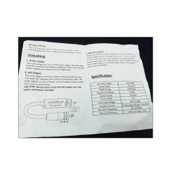 RGB LED CONTROLLER RF WIRELESS CENTRALINA TELECOMANDO COLORI 5-24V 3x4A 12A