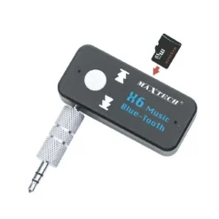 RICEVITORE BLUETOOTH ADATTATORE AUDIO PORTATILE MICROFONO INCORPORATO MAXTECH AD-BT003