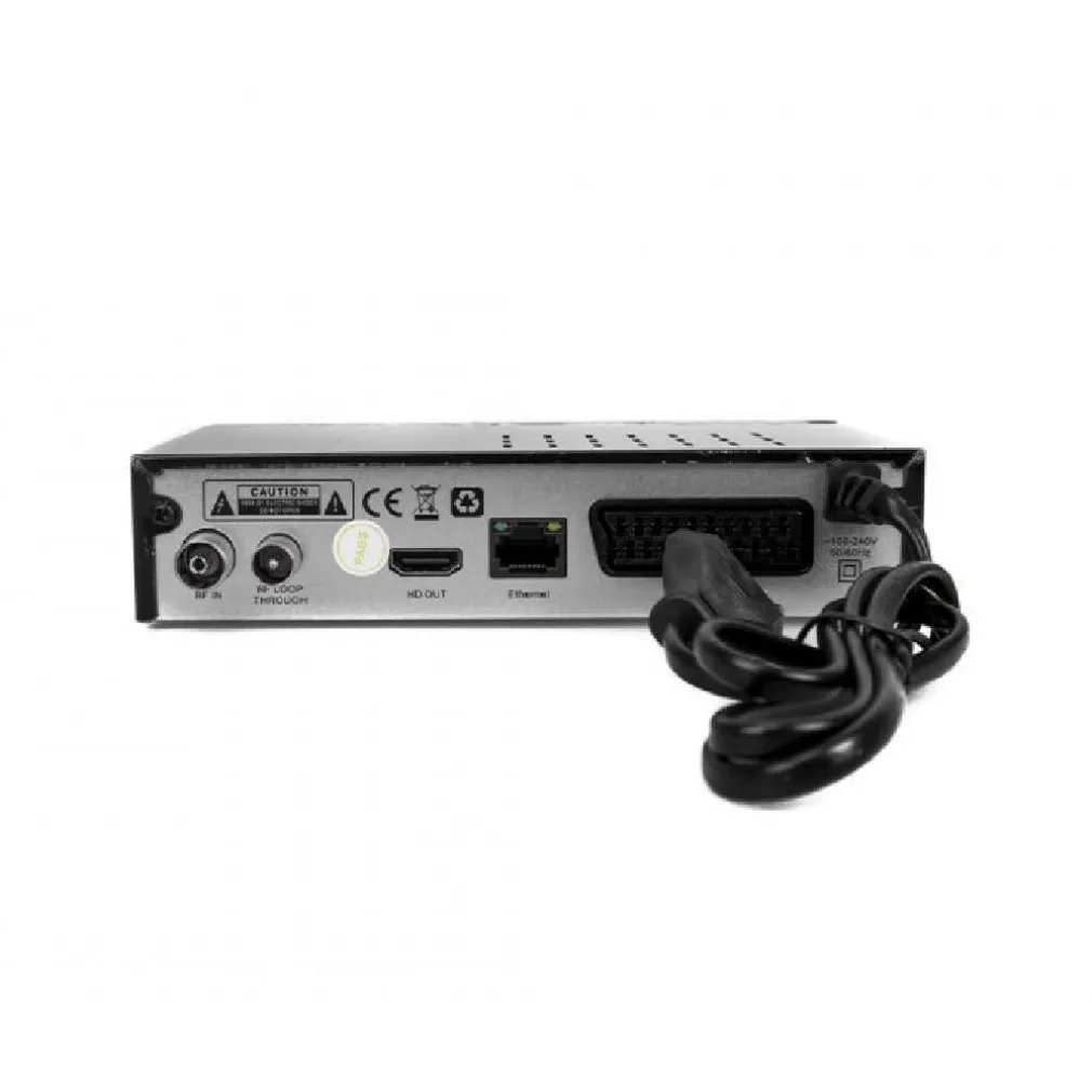 RICEVITORE DIGITALE TERRESTRE T2 H.265 DECODER TV SMART TV DG-T003 TELECOMANDO