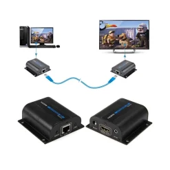 RICEVITORE TRASMETTITORE HDMI EXTENDER CAT6 CAT 6 TX RX CONVERTITORE VIDEO HD