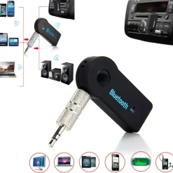 RICEVITORE VIVAVOCE AUTO BLUETOOTH 3.0 EDR AUX ADATTATORE AUDIO BT310