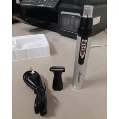 RIFINITORE ELETTRICO TRIMMER PER NASO ORECCHIE CAPELLI 2 IN 1 GM-3105 SENZA FILI