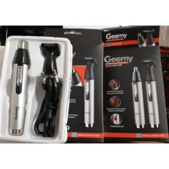 RIFINITORE ELETTRICO TRIMMER PER NASO ORECCHIE CAPELLI 2 IN 1 GM-3105 SENZA FILI