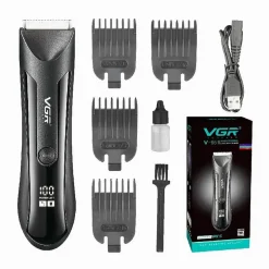 RIFINITORE PROFESSIONALE CAPELLI CORPO IMPERMEABILE IPX5 DISPLAY LED UOMO V-951