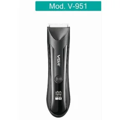 RIFINITORE PROFESSIONALE CAPELLI CORPO IMPERMEABILE IPX5 DISPLAY LED UOMO V-951