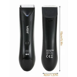 RIFINITORE PROFESSIONALE CAPELLI CORPO IMPERMEABILE IPX5 DISPLAY LED UOMO V-951