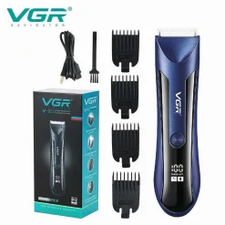 RIFINITORE PROFESSIONALE CAPELLI CORPO IMPERMEABILE IPX5 DISPLAY LED UOMO V-951