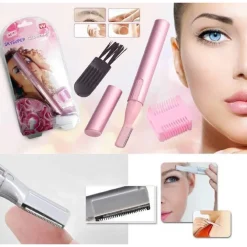 RIFINITORE TRIMMER ELETTRICO DONNA PER RASATURA PELI VISO SOPRACCIGLIA GM-518A