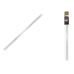 RIGHELLO METRO IN ACCIAIO INOX METALLO 1 MM A 60CM RIGA SEGNATURA CM INCH 97765