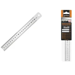 RIGHELLO METRO IN ACCIAIO INOX METALLO 1 MM A 20 CM RIGA SEGNATURA CM INCH 97762