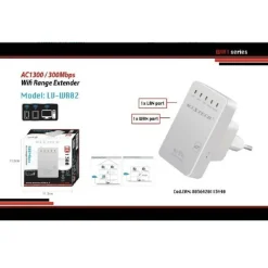 RIPETITORE SEGNALE WIRELESS WIFI AMPLIFICATORE RANGE EXTENDER LAN MAXTECH LV-WR02