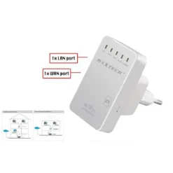 RIPETITORE SEGNALE WIRELESS WIFI AMPLIFICATORE RANGE EXTENDER LAN MAXTECH LV-WR02