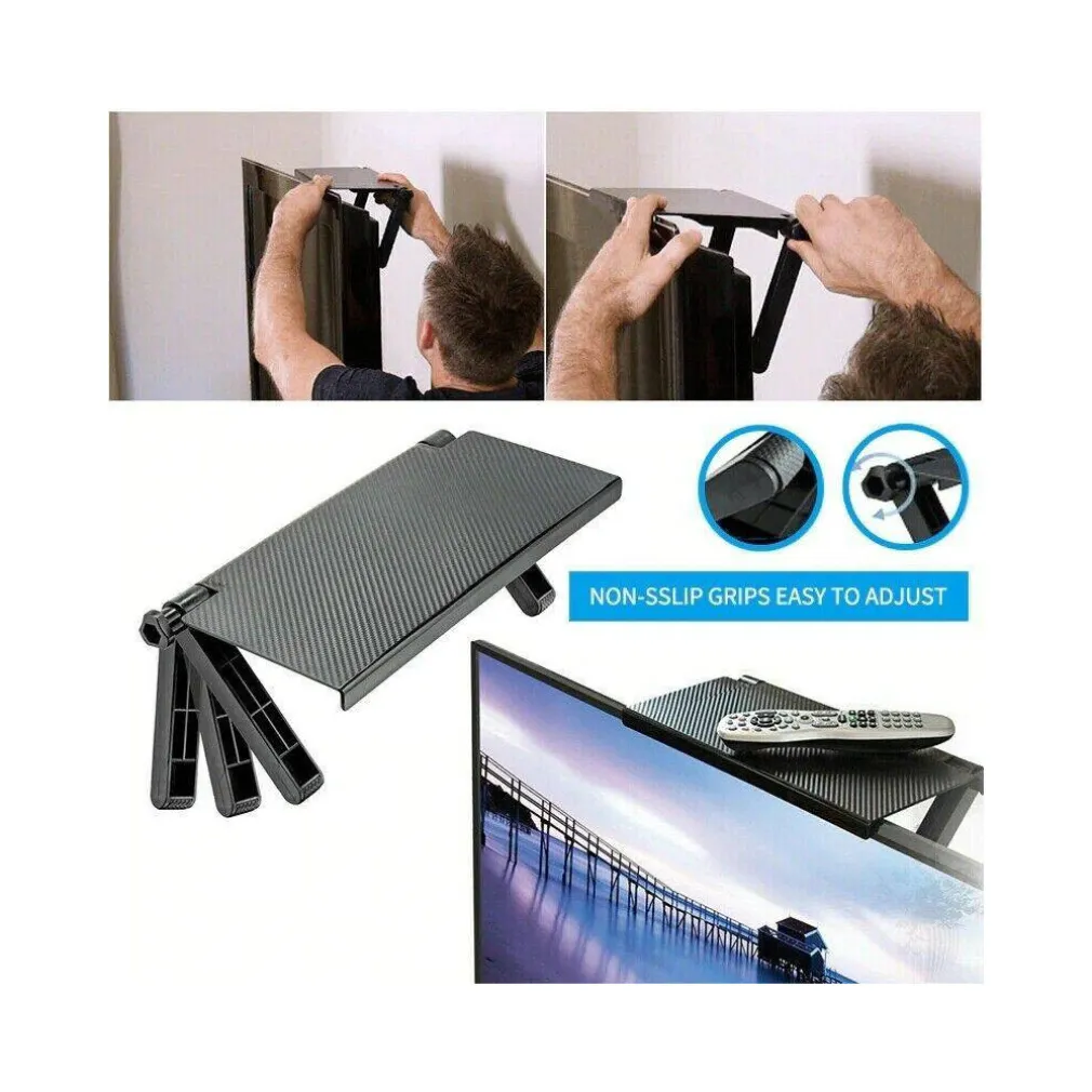 RIPIANO SUPERIORE PC SCHERMO REGOLABILE SUPPORTO PIEGHEVOLE COMPUTER