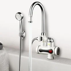 RISCALDATORE ISTANTANEO ACQUA CALDA RUBINETTO ELETTRICO DOCCIA CUCINA BAGNO