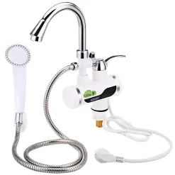 RISCALDATORE ISTANTANEO ACQUA CALDA RUBINETTO ELETTRICO DOCCIA CUCINA BAGNO