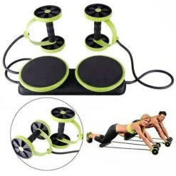 ROLLER MULTIFUNZIONE ESTENSORE ADDOMINALI PETTORALI GLUTEI COSCE FITNESS