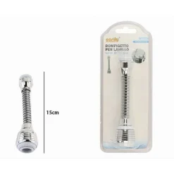 ROMPIGETTO LAVELLO PER RUBINETTO AERATORE DOCCETTA FILTRO PROLUNGA DA 15CM 87155