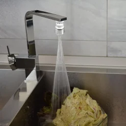 ROMPIGETTO UNIVERSALE PER RUBINETTO CUCINA GIREVOLE SNODATO AERATORE 8.5CM 87162