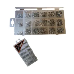 RONDELLE BLOCCAGGIO KIT 720 PZ VARIE MISURE DISTANZIATORI PIATTE IN ACCIAIO