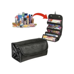 ROOL-N-GO BORSETTA ORGANIZZA ORGANIZER PER COSMETICA DA VIAGGIO COLORE NERO