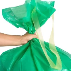 ROTOLI SACCHETTI SPAZZATURA SACCO GIARDINAGGIO 150LT 80X120CM CON LACCETTI 20PZ