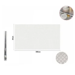 ROTOLO ADESIVO ALLUMINIO 61CMX3MT PER CASSETTI MOBILI ARMADI PARATI CUCINA 70506