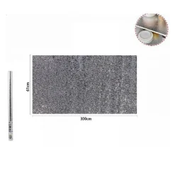 ROTOLO ADESIVO ALLUMINIO 61CMX3MT PER CASSETTI MOBILI ARMADI PARATI CUCINA 70500