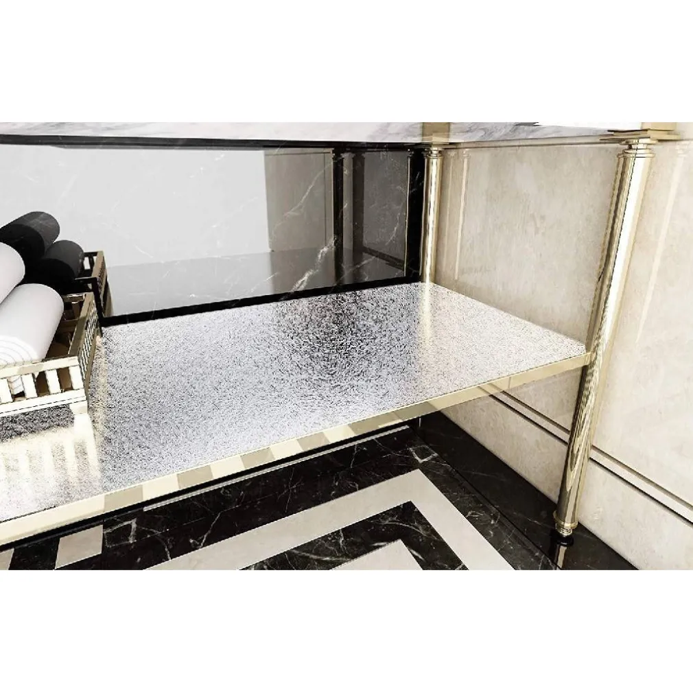 ROTOLO ADESIVO ALLUMINIO 40CMX3MT PER CASSETTI MOBILI ARMADI PARATI CUCINA 70499