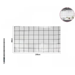 ROTOLO ADESIVO PER MURI PARETE CARTA DA PARATI 60CMX2MT MATTONELLE BIANCHE 70866