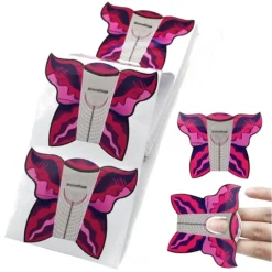 ROTOLO CARTINE A FARFALLA OVALE CARTINA PER ALLUNGAMENTO RICOSTRUZIONE UNGHIE