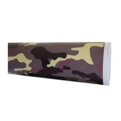 ROTOLO PELLICOLA ADESIVA AUTO MOTO INTERNO ESTERNO CAMOUFLAGE MILITARE 152CMX30M