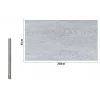 ROTOLO PELLICOLA ADESIVA EFFETTO LEGNO BIANCO 45CMX2MT MOBILI CASSETTI 71230 CASA