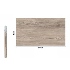 ROTOLO PELLICOLA ADESIVA PER PARETE EFFETTO LEGNO 45 CM X 2 MT MOBILI CASA 71241
