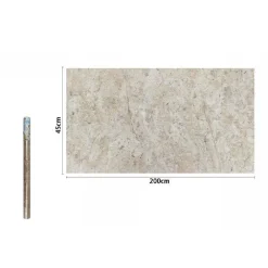 ROTOLO PELLICOLA ADESIVA GRES PORCELLANATO EFFETTO MARMO BEIGE 45CM X 2MT 71259