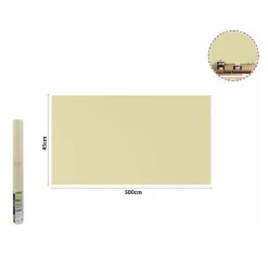 ROTOLO PELLICOLA ADESIVA COLORE GIALLO 45CMX5MT PER MOBILI CARTA DA PARATI 71127