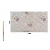 ROTOLO PELLICOLA ADESIVA PVC DAMASCATO CON FIORI VIOLA 45CMX2MT MOBILI 71219 CASA