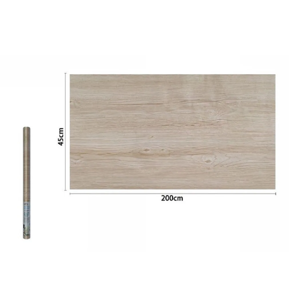 ROTOLO PELLICOLA ADESIVA FANTASIA EFFETTO LEGNO 45CM X 2MT MOBILI CASSETTI 71234