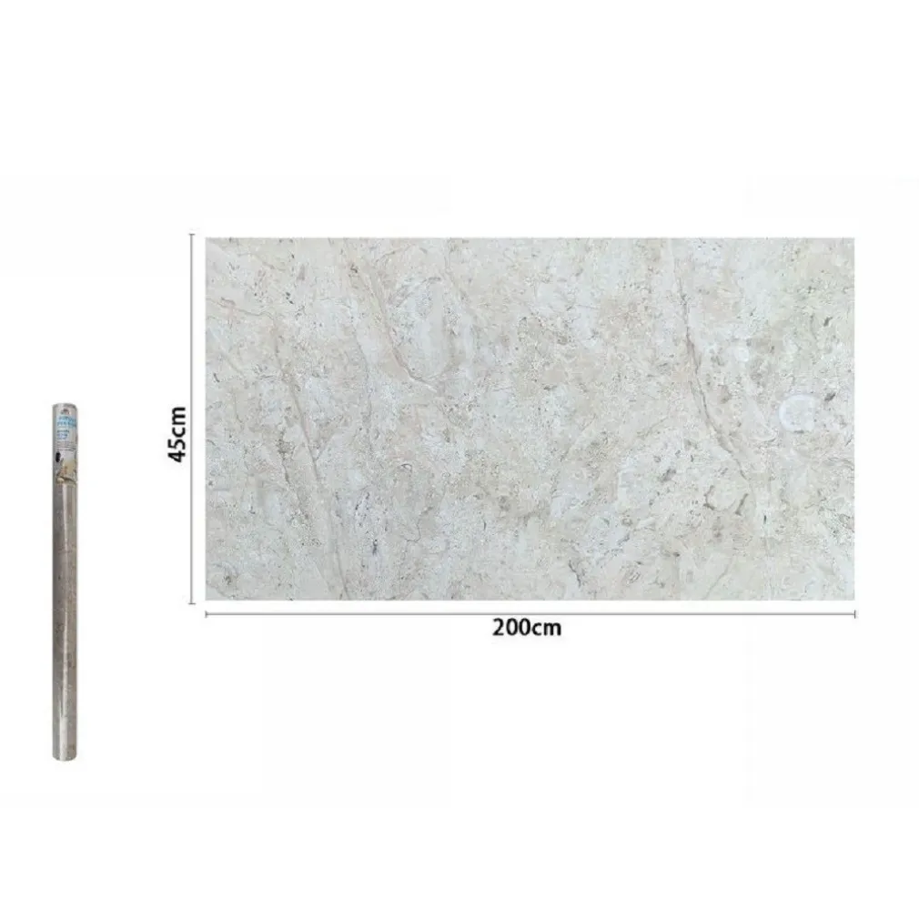 ROTOLO PELLICOLA ADESIVA PARETE GRES PORCELLANATO EFFETTO MARMO 45CMX2MT 71258