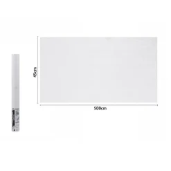ROTOLO PELLICOLA ADESIVA BIANCA 45 CM X 5 METRI PER MOBILI CARTA DA PARATI 71115