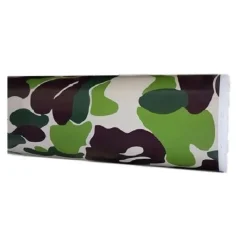 ROTOLO PELLICOLA ADESIVA AUTO MOTO INTERNO ESTERNO MILITARE CHIARO 152CMX30M