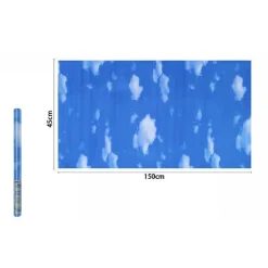 ROTOLO PELLICOLA ADESIVA PER PARETE CIELO NUVOLE 45 X 150 CM PARATI CASA 71297