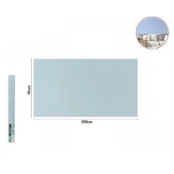 ROTOLO PELLICOLA ADESIVA AZZURRO POLVERE 45CM X 5MT MOBILI CARTA DA PARATI 71122